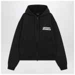 Balenciaga Black washed Masking Tape oversize hoodie