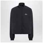 Balenciaga Black washed Loop Sports Icon zip jacket