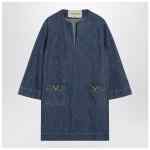 Valentino Garavani Denim mini dress with V Gold details
