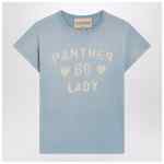 Valentino Garavani Light blue Panther Lady T-shirt