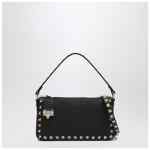 Valentino Garavani Black small Rockstud shoulder bag