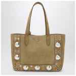 Valentino Medium Nellcôte tote bag in Havana suede