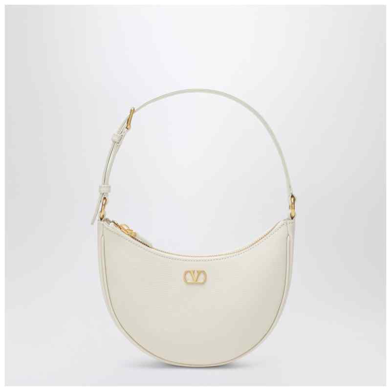 Valentino Ivory leather Vlogo Signature mini hobo bag Valentino Ivory leather Vlogo Signature mini hobo bag, theFeinheit