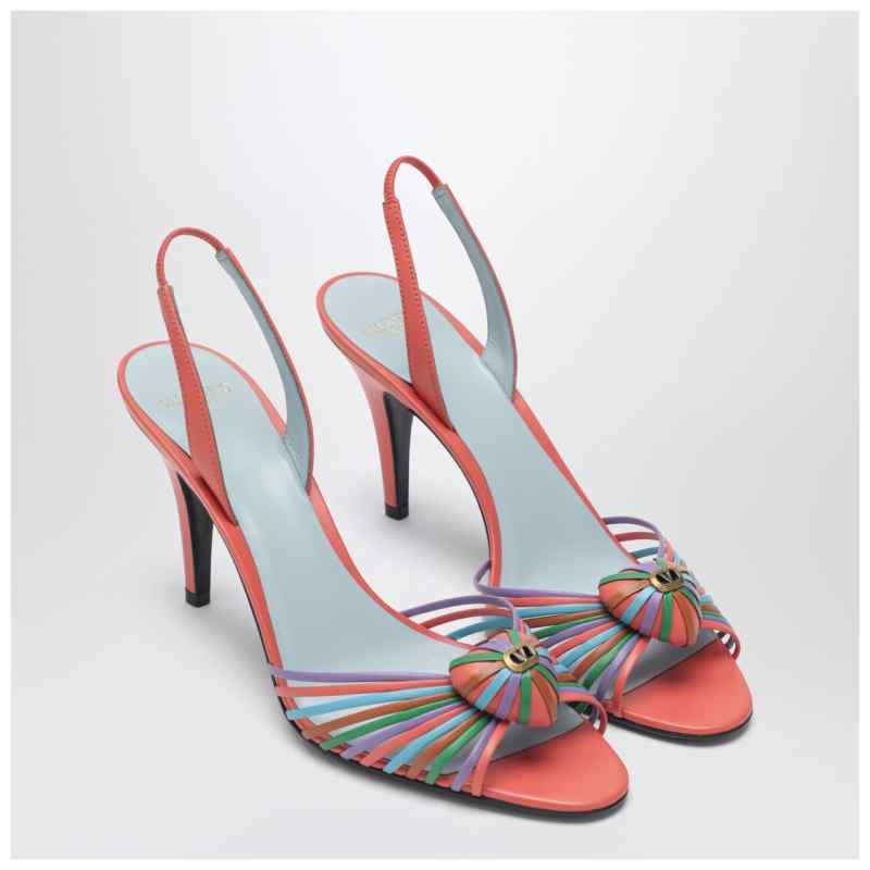 Valentino Garavani Royal Sandal coral/multicolor, theFeinheit