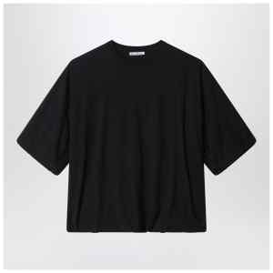 Acne Studios Gathered logo T-shirt Black