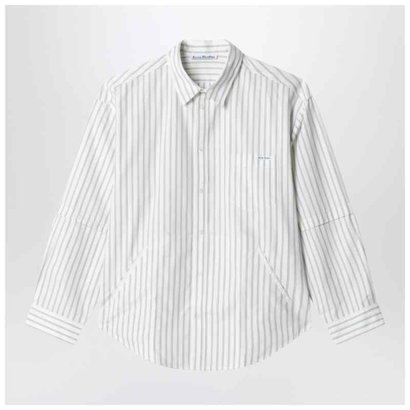 Acne Studios Double sleeve button-up shirt off white, theFeinheit