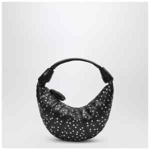 LEMAIRE Brown Fortune Croissant bag with studs