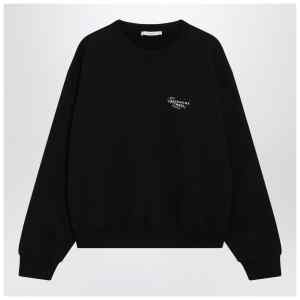 Givenchy Black brushed cotton sweatshirt with logo
