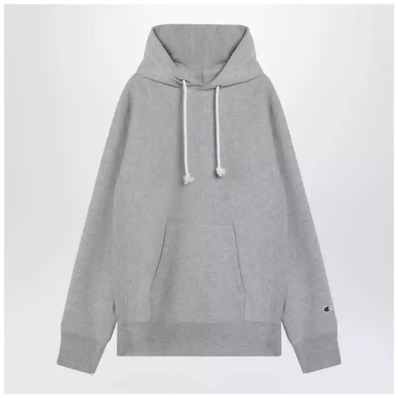 Champion Light grey cotton hoodie