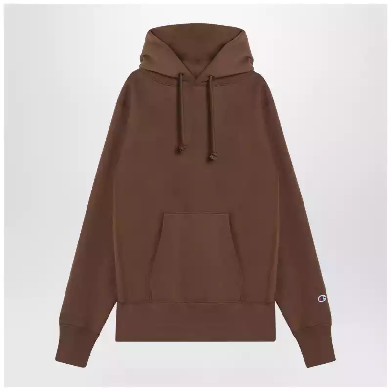 Champion Brown cotton hoodie