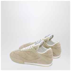 Chloé Kick Pale Khaki suede sneakers