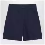 Weekend Max Mara Bermuda blue in cotton and linen