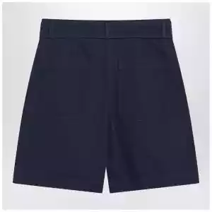 Weekend Max Mara Bermuda blue in cotton and linen