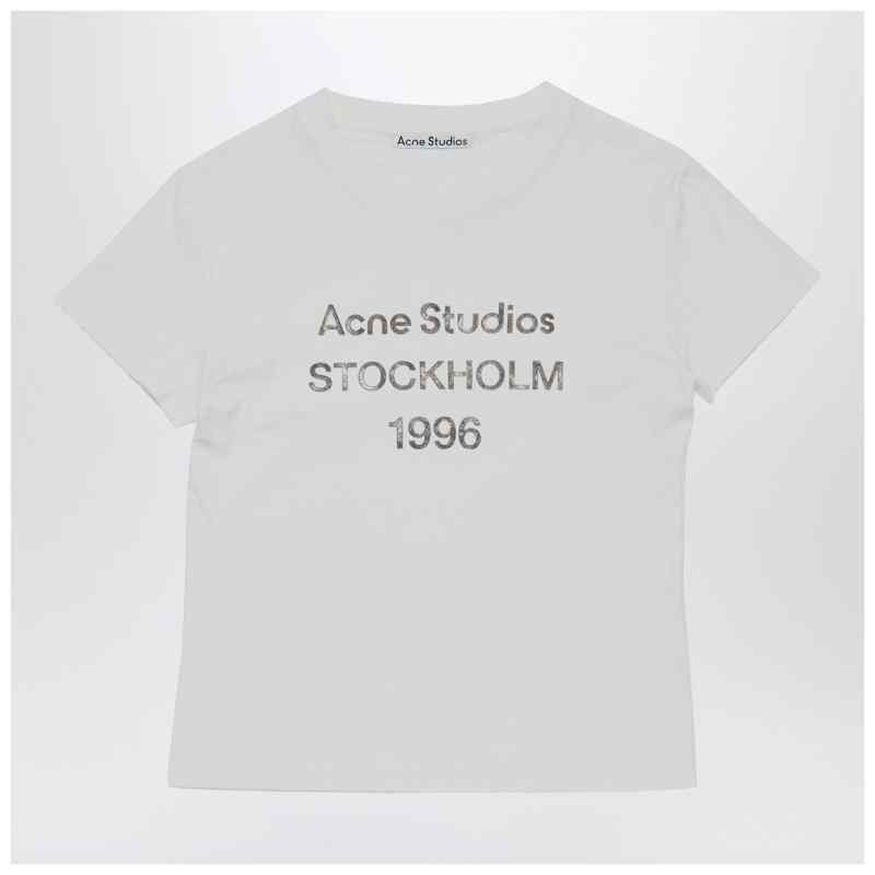 Acne Studios Logo t-shirt off white Acne Studios Logo t-shirt off white