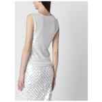 P.A.R.O.S.H. White sequin top