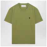 Ami Paris Ami De Coeur Matcha T-shirt