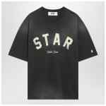 Golden Goose Black vintage-effect Star T-shirt