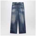 Golden Goose Wide-leg blue denim trousers