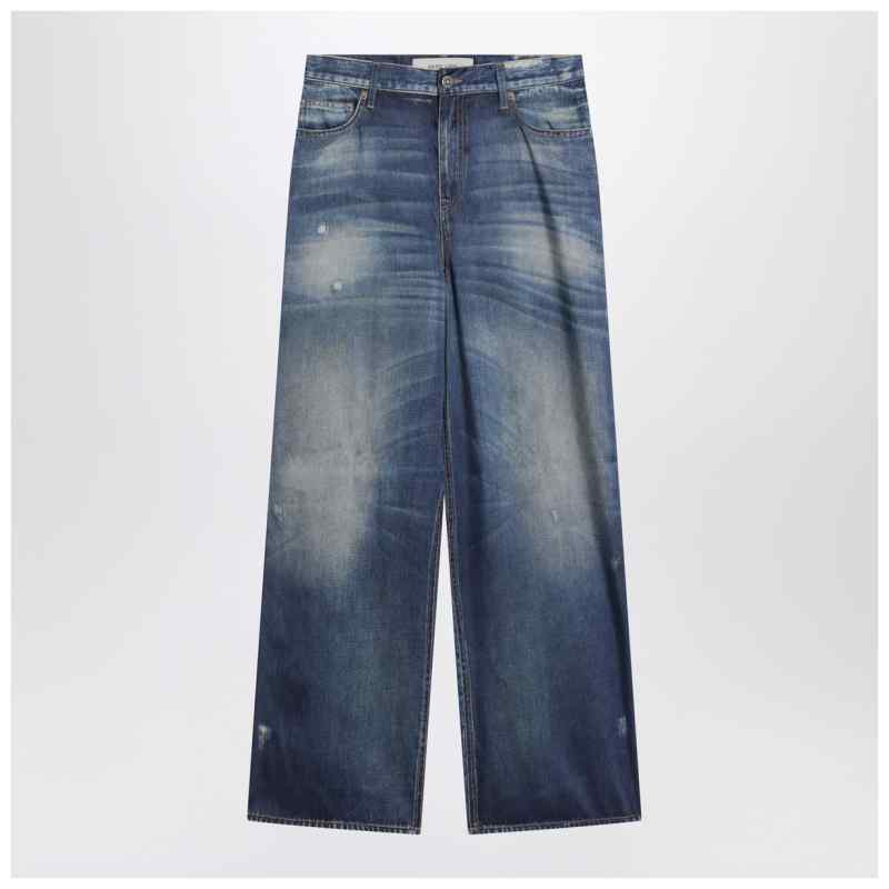 Golden Goose Wide-leg blue denim trousers, theFeinheit