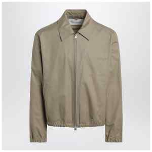 Ami Paris Beige Ami De Coeur zip-up jacket