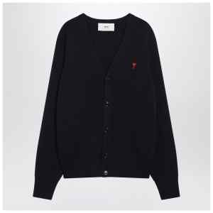 Ami Paris Navy blue Ami De Coeur cardigan