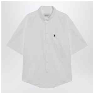 Ami Paris White Ami De Coeur boxy shirt