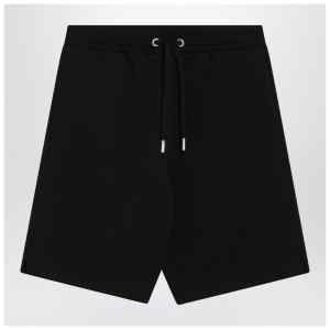Ami Paris Ami De Coeur black bermuda shorts