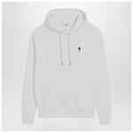 Ami Paris White Ami De Coeur hooded sweatshirt