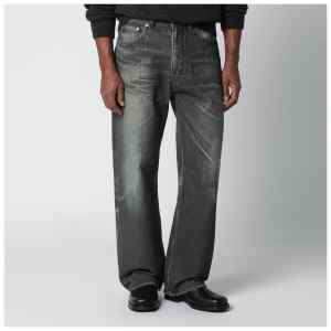 Our Legacy Black jeans with Aurora print