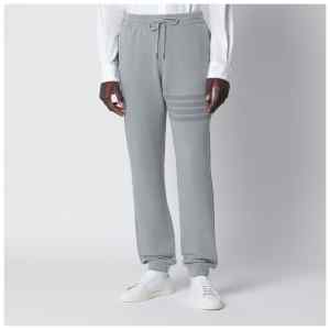Thom Browne Grey cotton jogging trousers