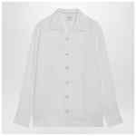 Brunello Cucinelli White linen East Fit shirt