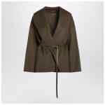 Max Mara Studio Khaki green wrap coat