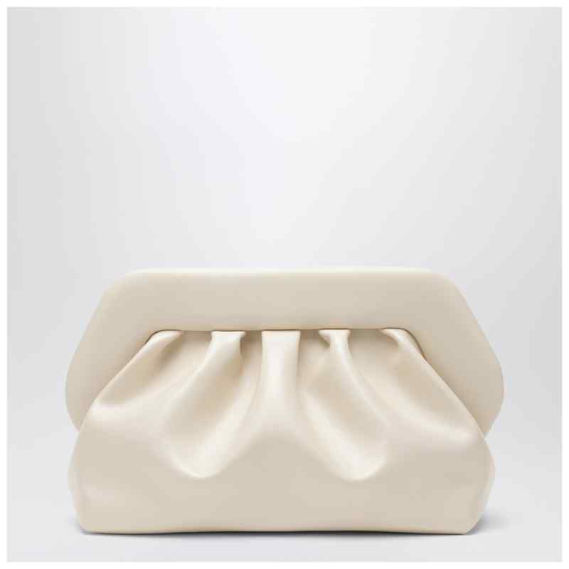 THEMOIR&egrave; Large Tia clutch in butter color, theFeinheit