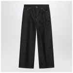 LEMAIRE Slate-colored jeans with studs