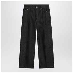LEMAIRE Slate-colored jeans with studs