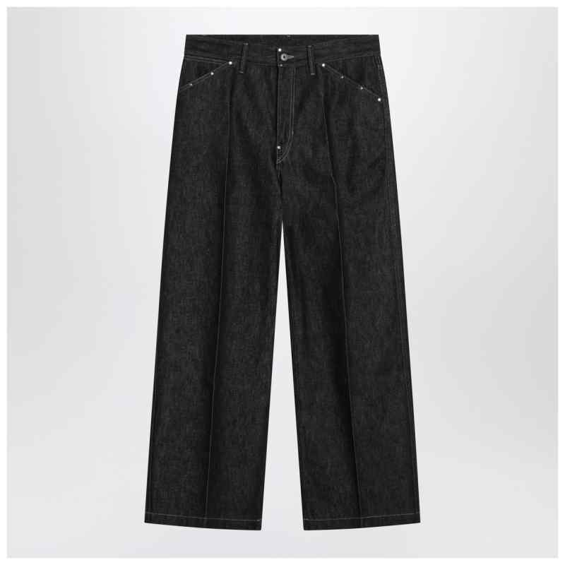 LEMAIRE Slate-colored jeans with studs, theFeinheit