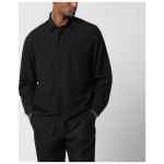 Lardini Black linen-blend shirt