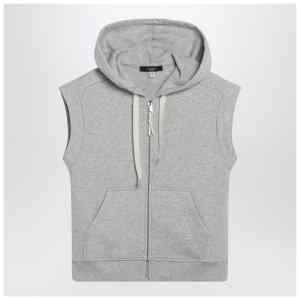 Weekend Max Mara Grey cotton-fleece gilet