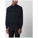 Lardini Blue wool shirt jacket