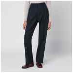 Blazé Milano First Class pants in navy blue wool and mohair