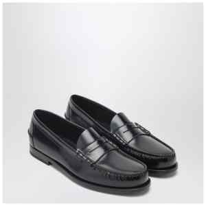 Church''s Classic black leather loafer