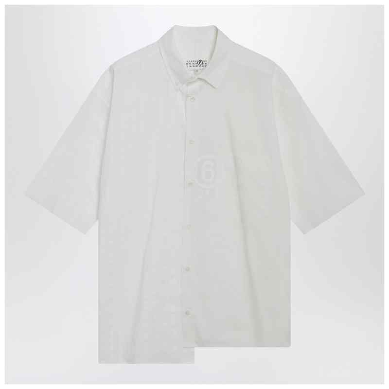 MM6 Maison Margiela Two-tone cotton poplin shirt, theFeinheit