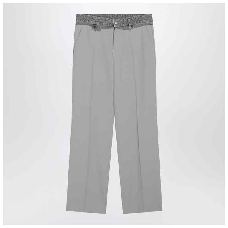 MM6 Maison Margiela Grey wool-blend trousers MM6 Maison Margiela Grey wool-blend trousers, theFeinheit