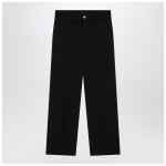 MM6 Maison Margiela Black wool-blend trousers