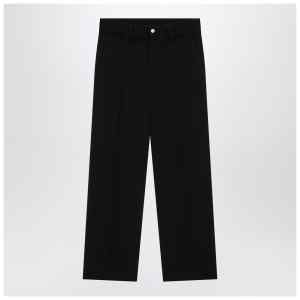MM6 Maison Margiela Black wool-blend trousers