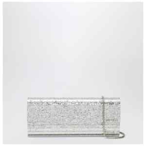 Jimmy Choo Sweetie clutch with champagne-coloured glitter
