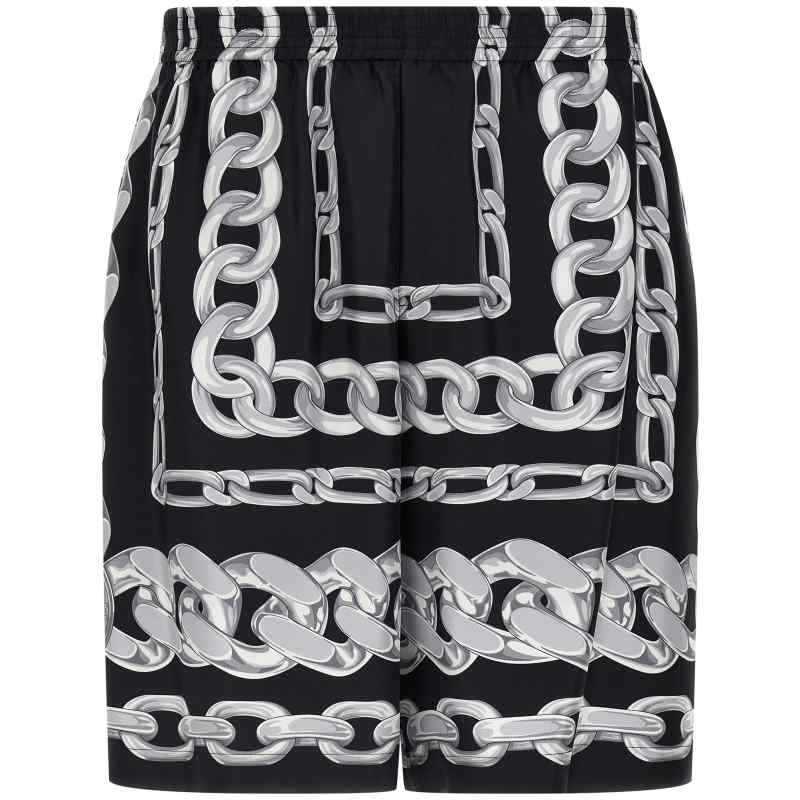 Versace Medusa Chains Bermuda Shorts