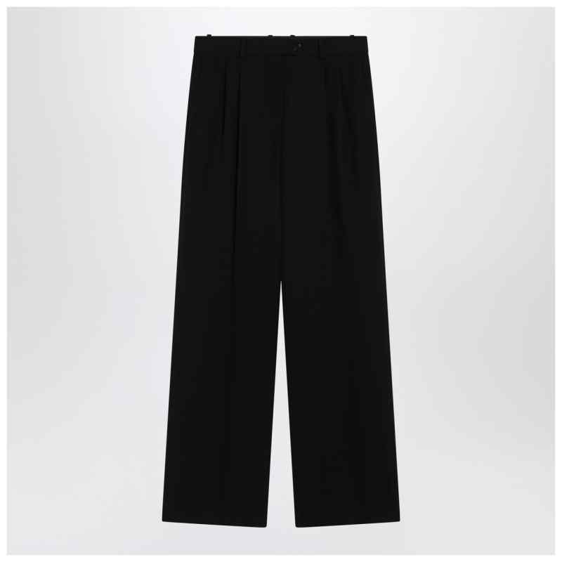 The Row Black wool trousers, theFeinheit