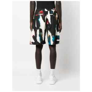 Alexander McQueen Straight Print Shorts