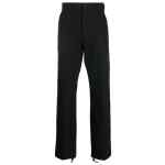 Alexander McQueen drawstring-hem Cotton Trousers